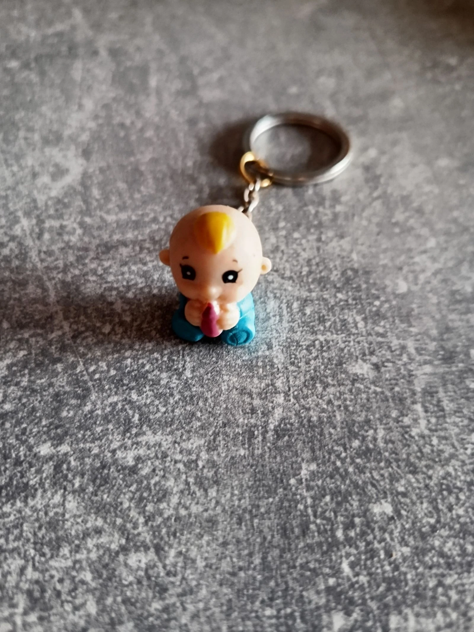 Baby blue pajama keychain – photo 2